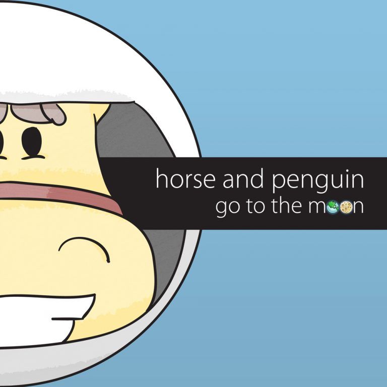 Horse and Penguin go to the Moon